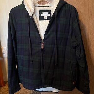 L.L. Bean Relaxed Fit Jacket with Cream Lining